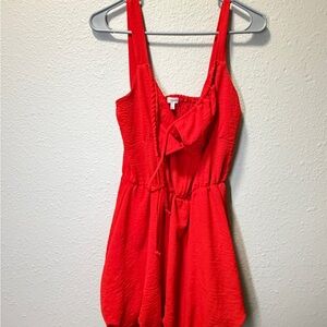 Women’s S Red Sleeveless Stunning Short Dress